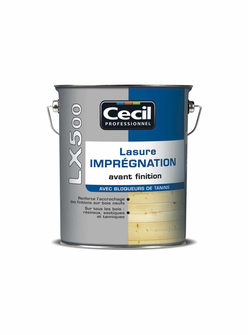 LASURE IMPREGNATION LX500 1L BOIS FONCES (chene ancien)